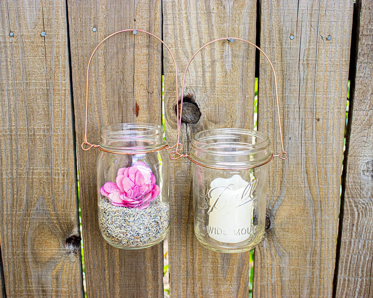 Copper Wire Handles for Mason Jars 6 Pack