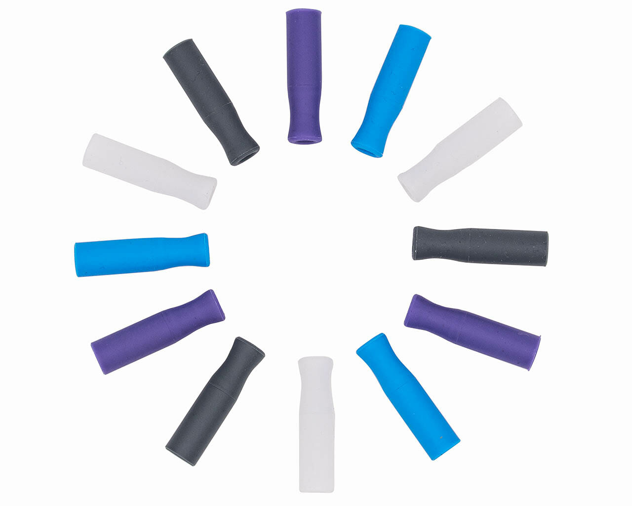 Silicone Straw Tips for Reusable Straws 12 Pack