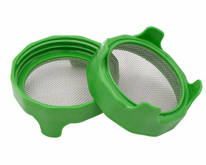 Rust Proof Sprouting Lid with Built-In Stand for Wide Mouth Mason Jars