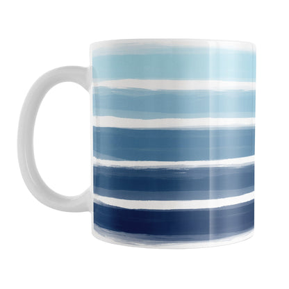 Nautical Paint Brush Strokes Mug