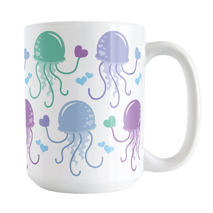 Ocean Hearts Jellyfish Mug