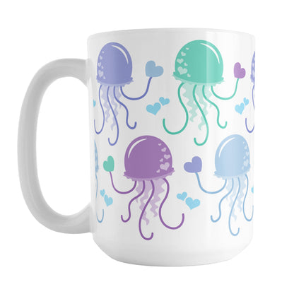 Ocean Hearts Jellyfish Mug