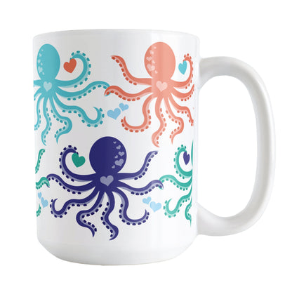 Ocean Hearts Octopus Mug
