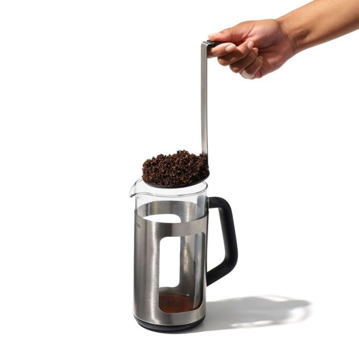 French Press with Grounds Lifter