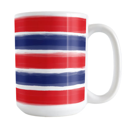 Patriotic Paint Brush Strokes Mug