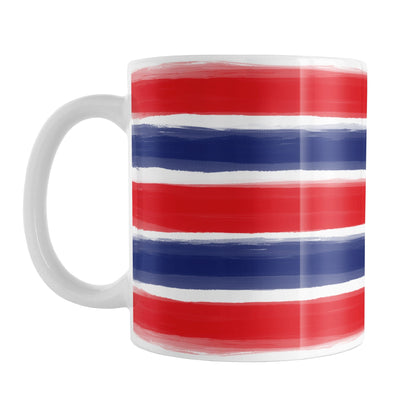Patriotic Paint Brush Strokes Mug