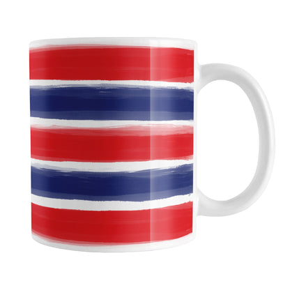 Patriotic Paint Brush Strokes Mug