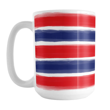 Patriotic Paint Brush Strokes Mug