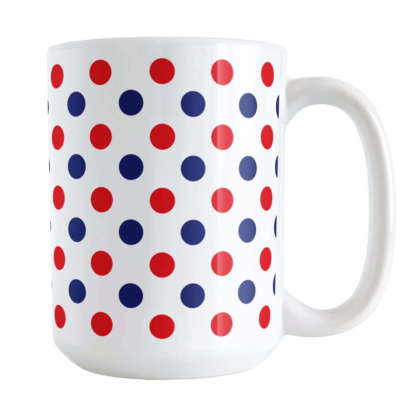 Patriotic Polka Dot Mug