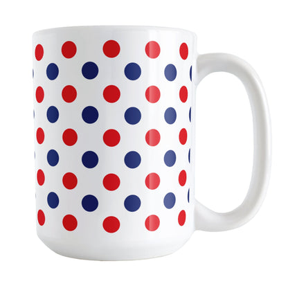 Patriotic Polka Dot Mug