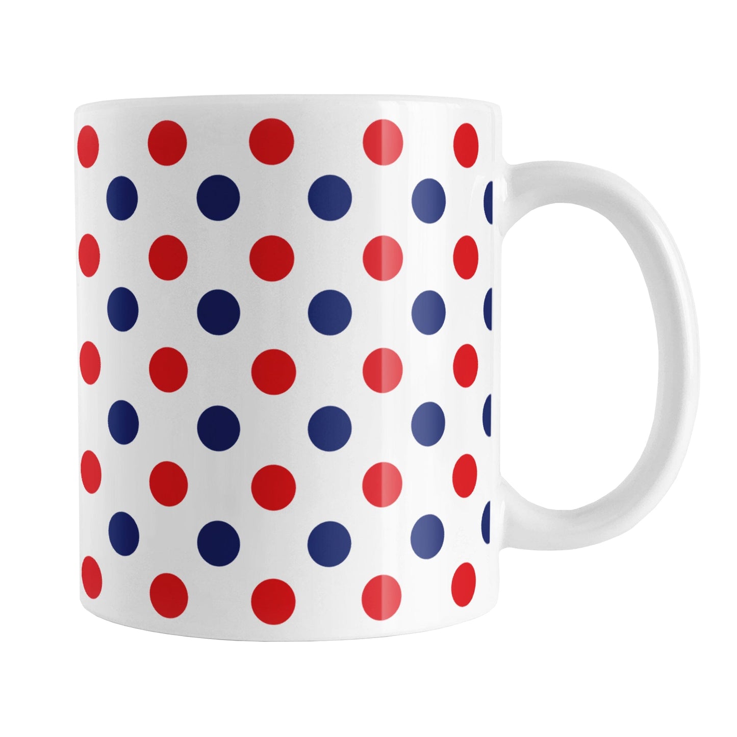 Patriotic Polka Dot Mug