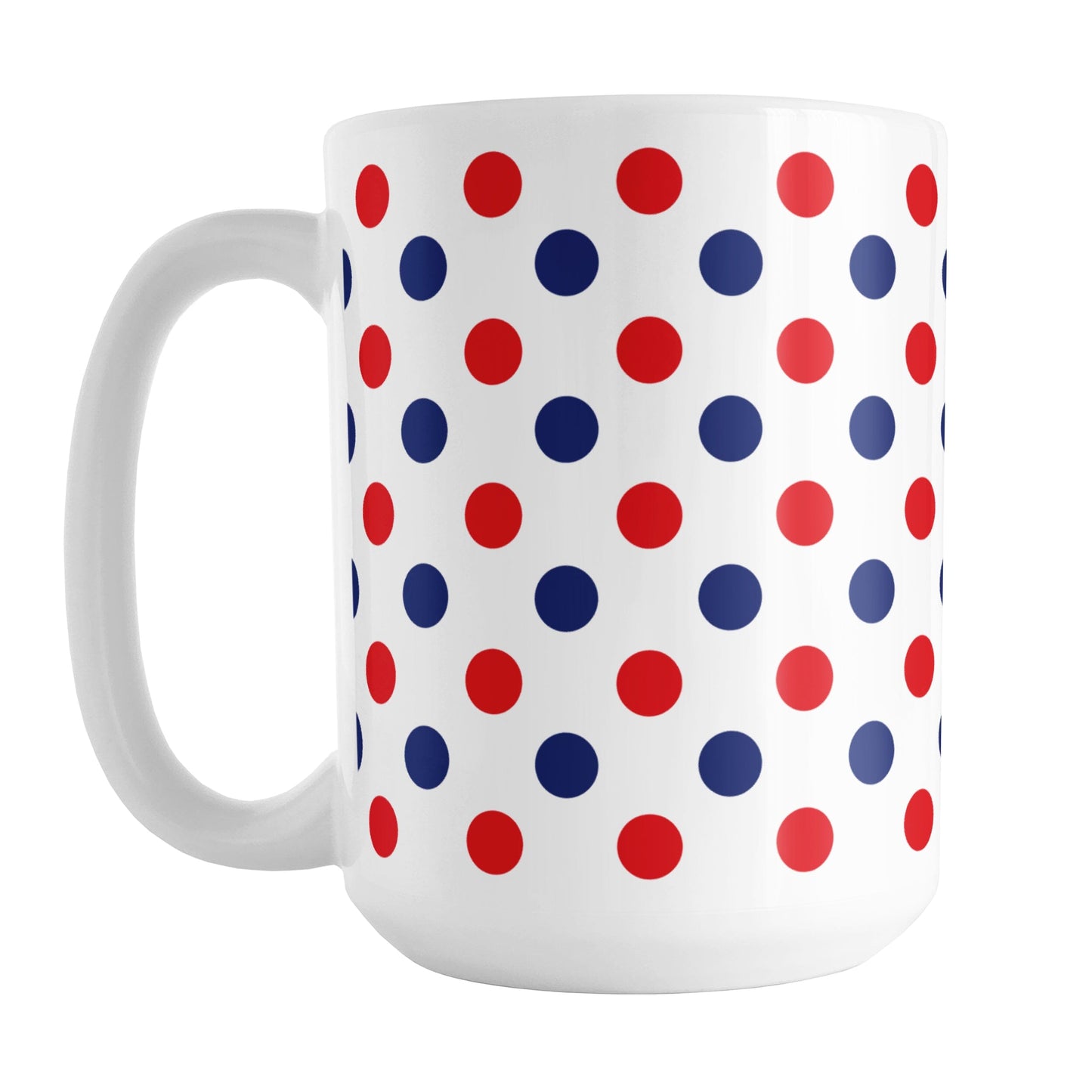 Patriotic Polka Dot Mug
