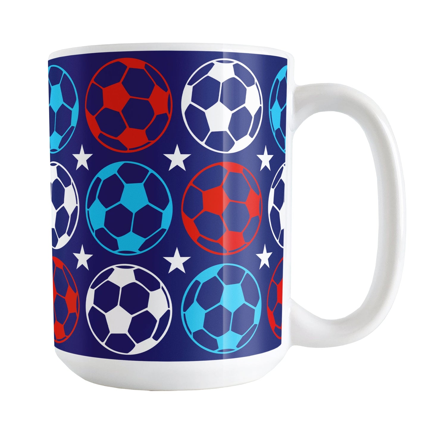 Patriotic Soccer Balls Mug