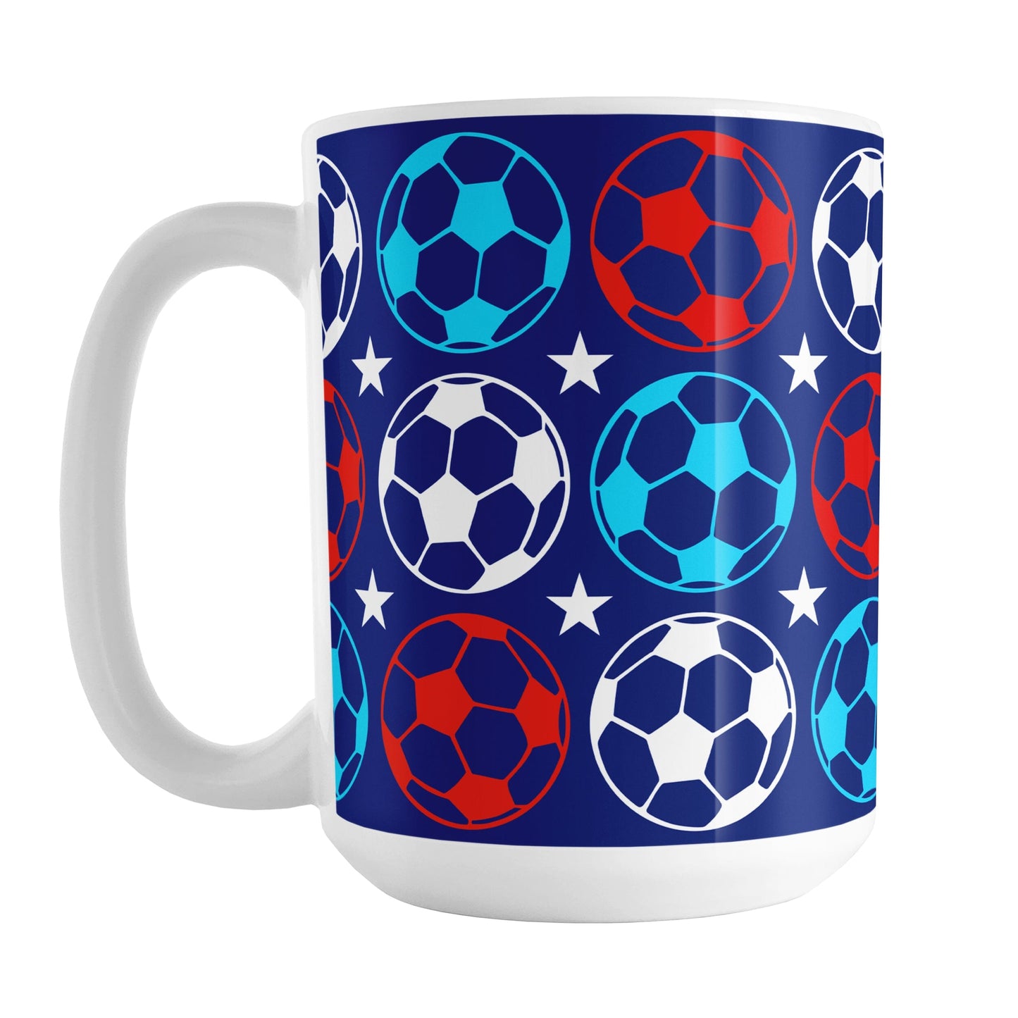 Patriotic Soccer Balls Mug