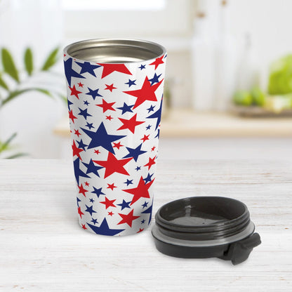 Patriotic Stars Travel Mug