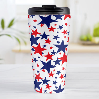 Patriotic Stars Travel Mug