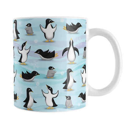 Penguin Parade Pattern Mug
