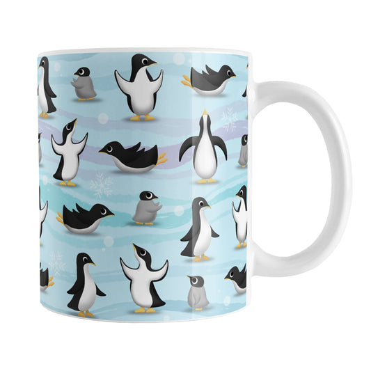 Penguin Parade Pattern Mug