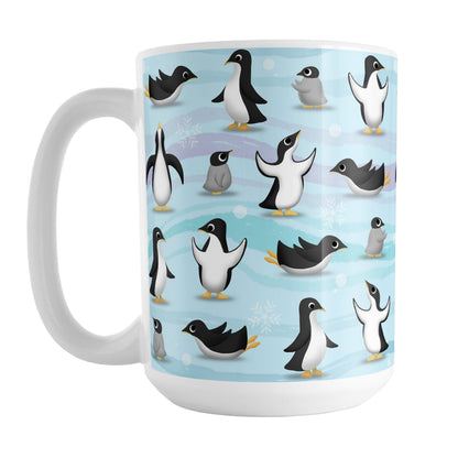 Penguin Parade Pattern Mug