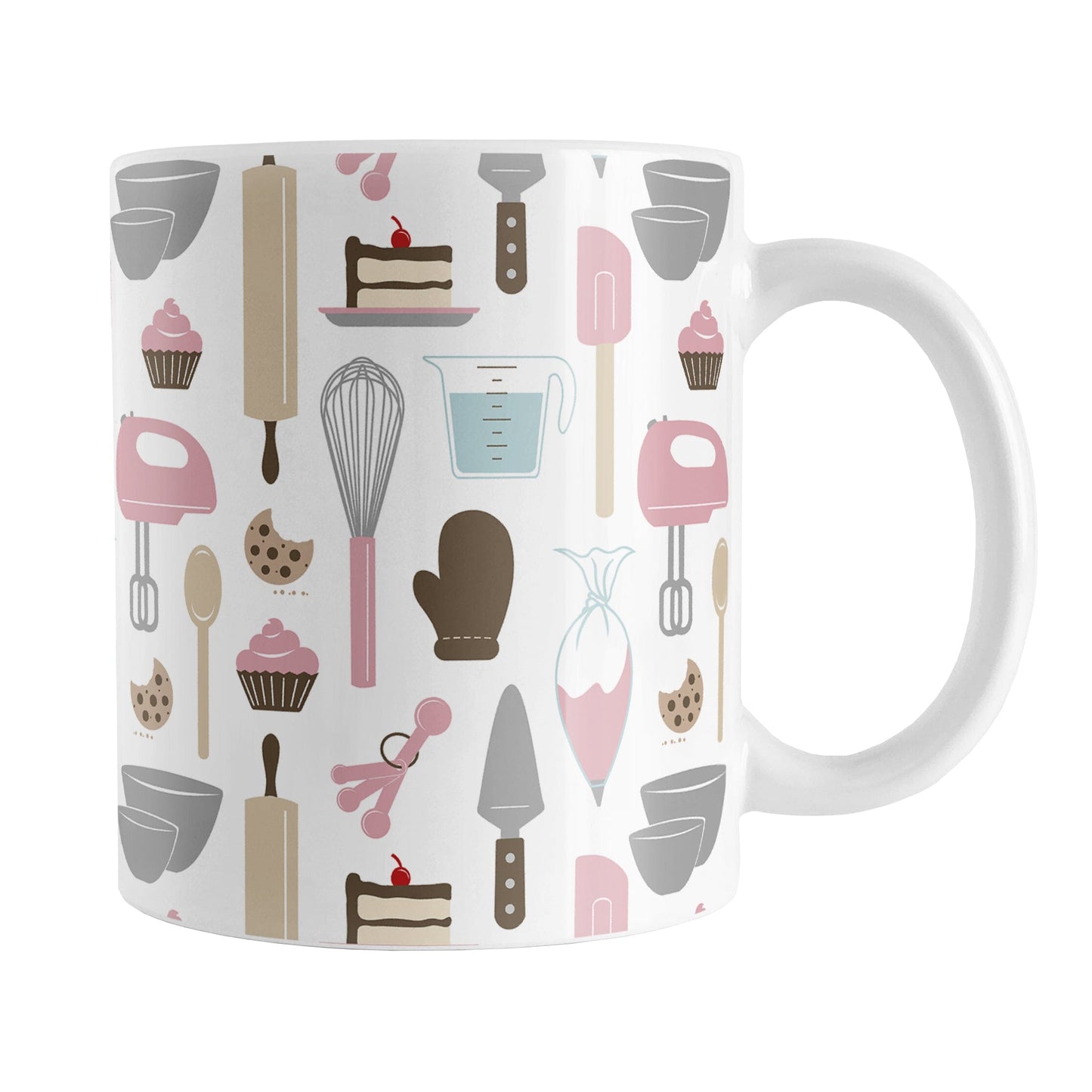 Pink Baking Pattern Mug