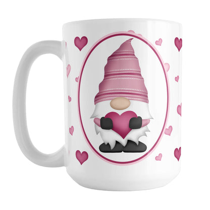 Pink Gnome Dainty Hearts Mug