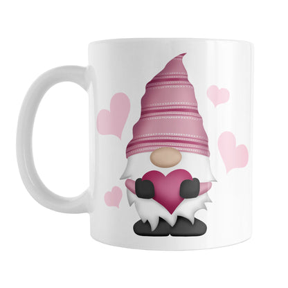 Pink Heart Gnome Mug