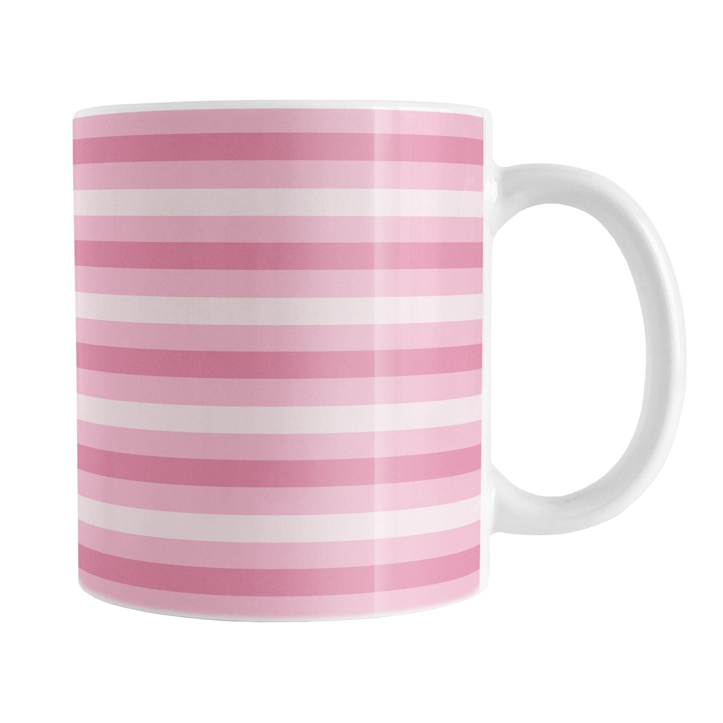 Pink Stripes Pattern Mug