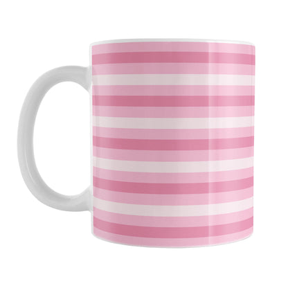Pink Stripes Pattern Mug