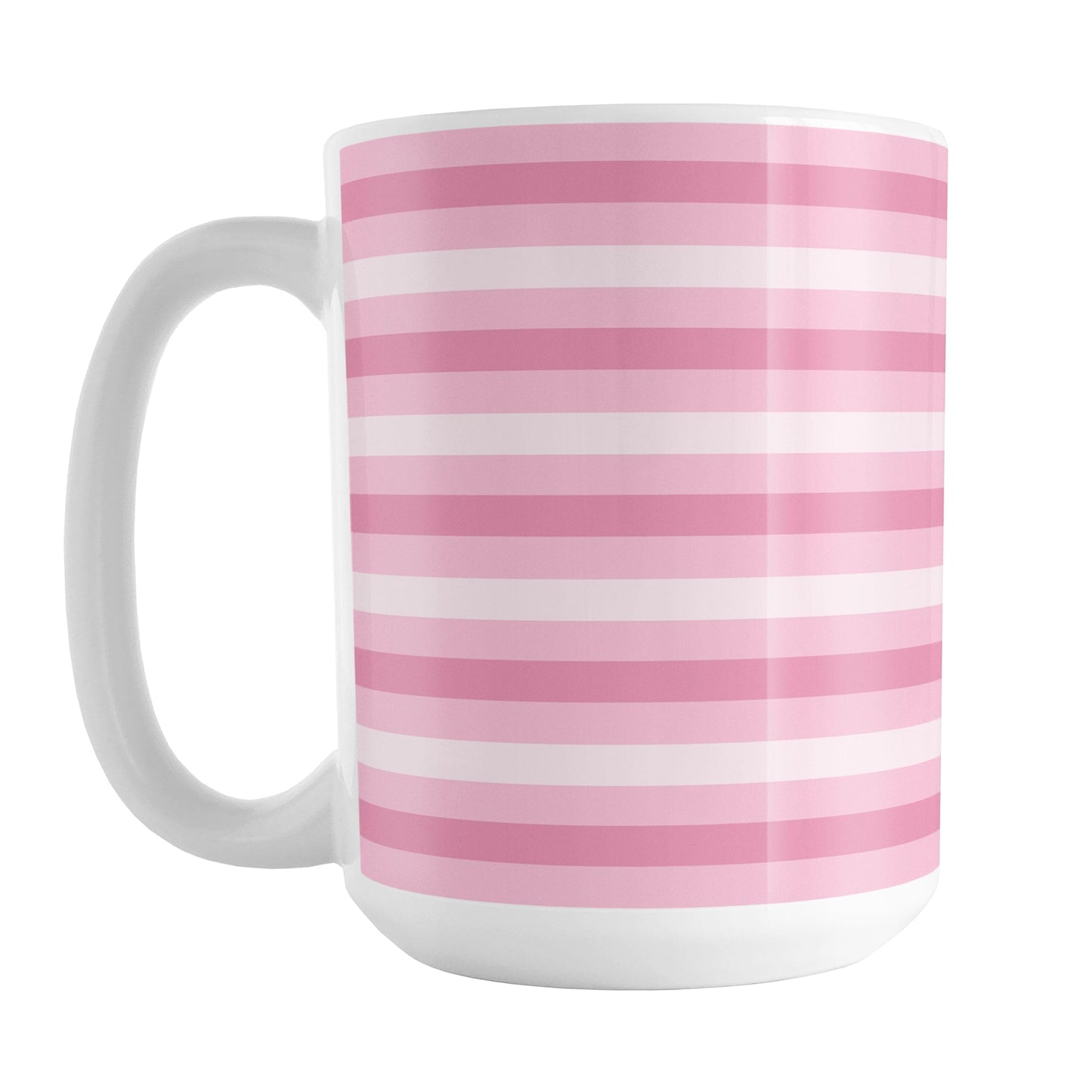 Pink Stripes Pattern Mug