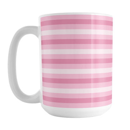 Pink Stripes Pattern Mug