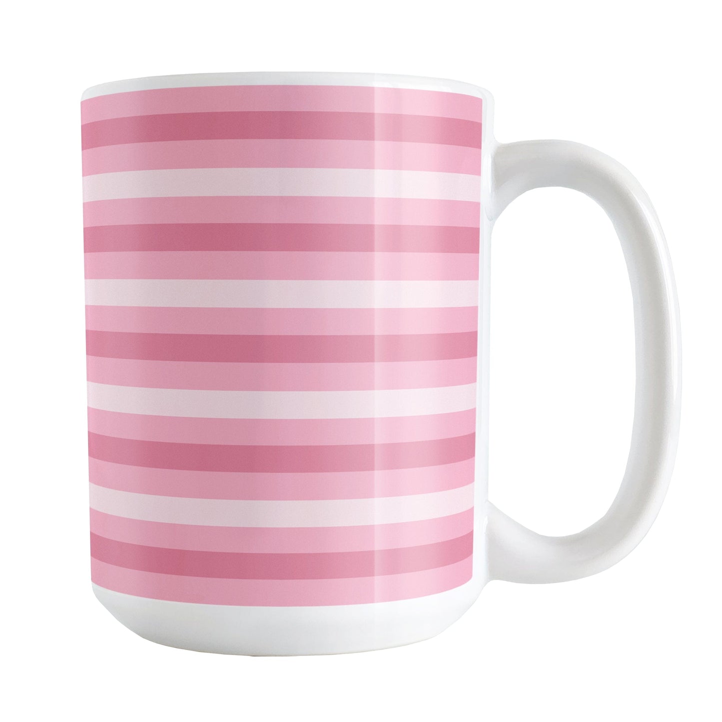 Pink Stripes Pattern Mug