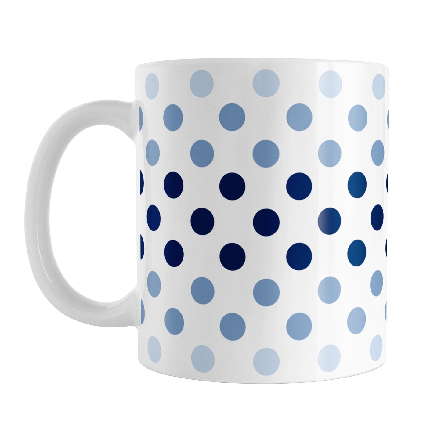 Polka Dots in Blue Mug