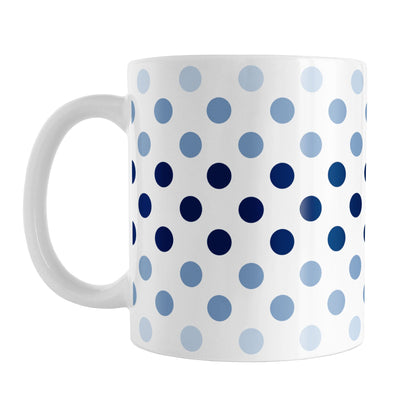Polka Dots in Blue Mug