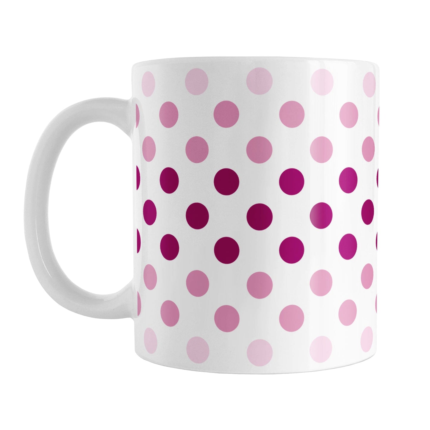Polka Dots in Pink Mug