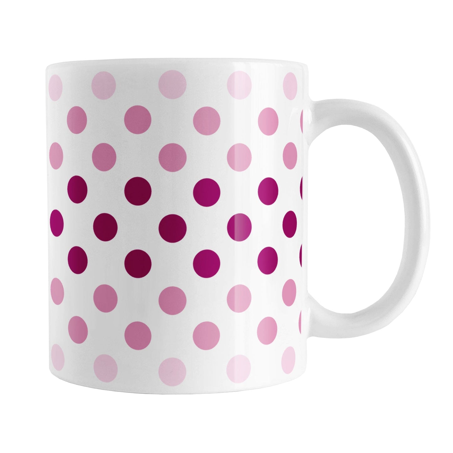Polka Dots in Pink Mug