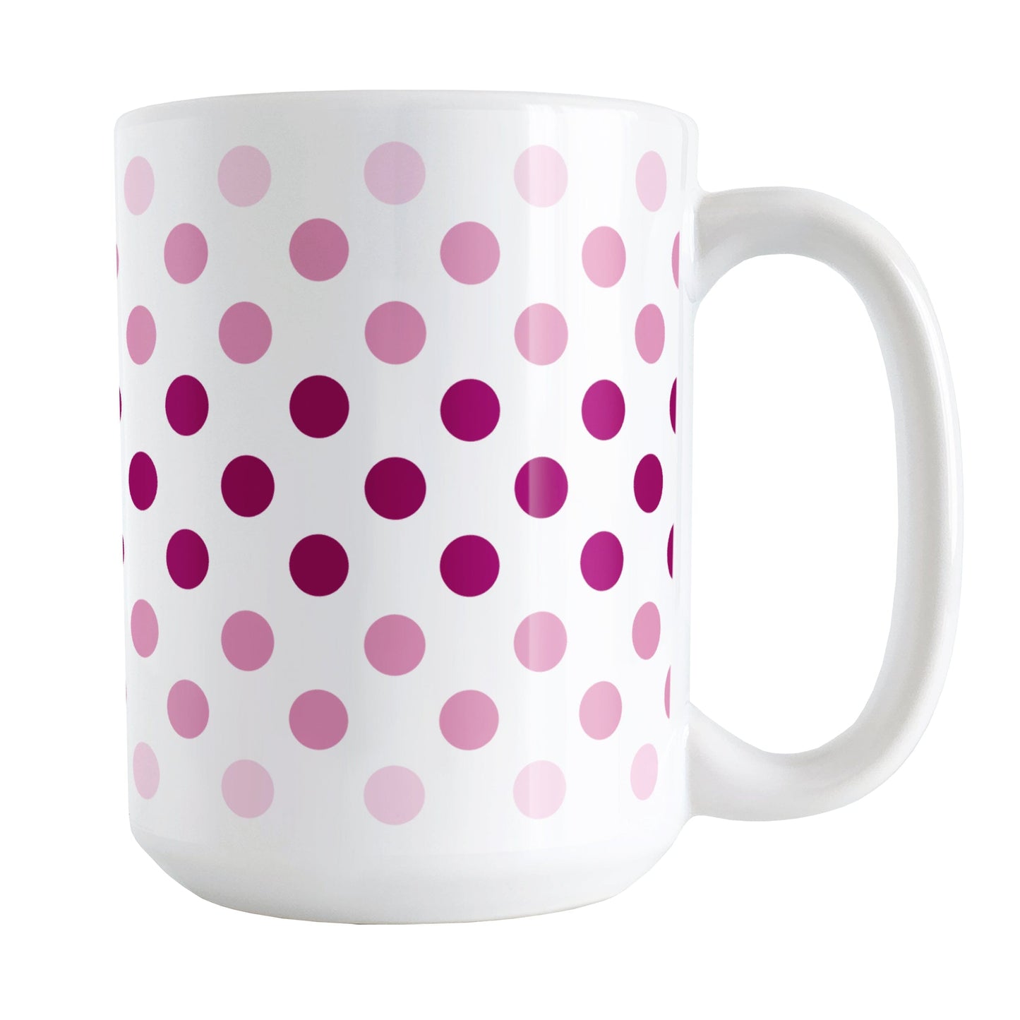 Polka Dots in Pink Mug