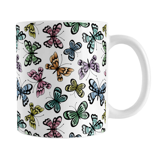 Pretty Butterfly Pattern Mug