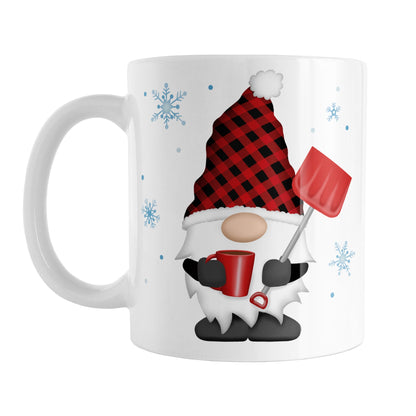 Red Buffalo Plaid Gnome Mug