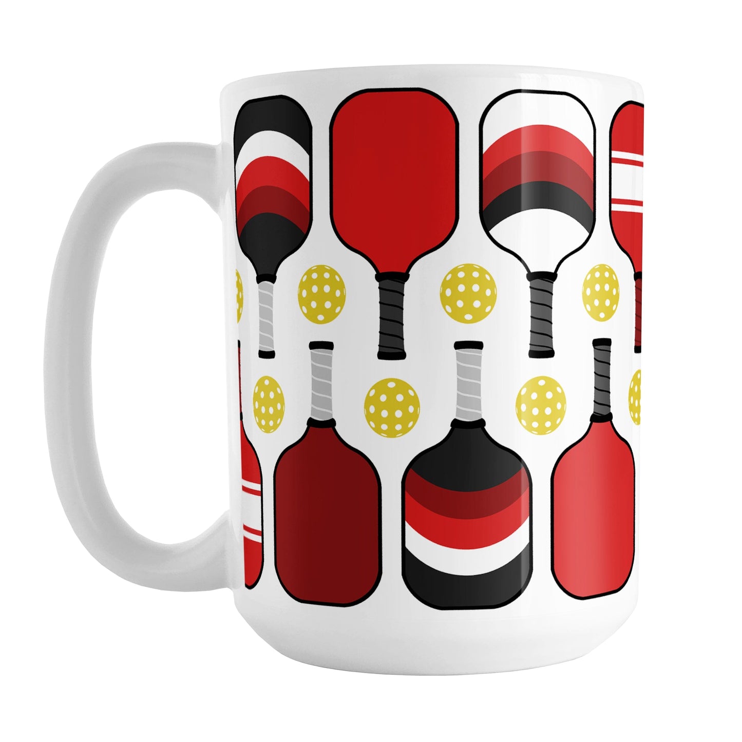Red Pickleball Mug