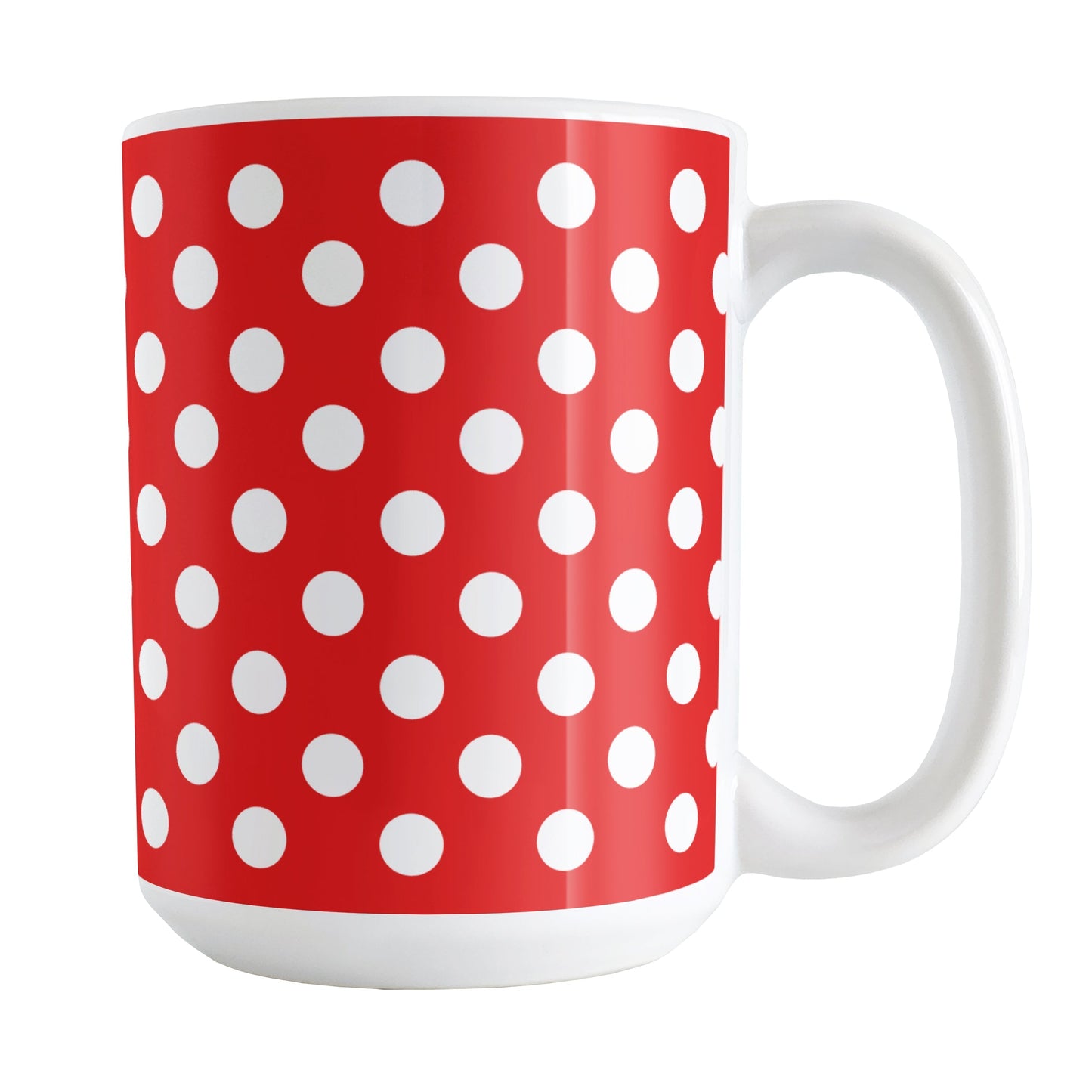 Red Polka Dot Mug