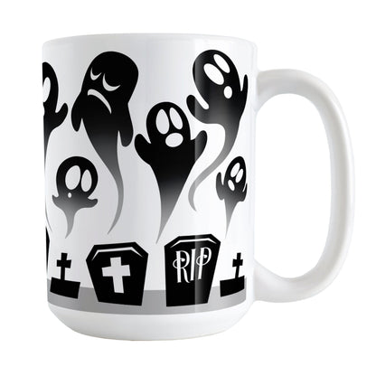 Rising Ghosts Halloween Mug