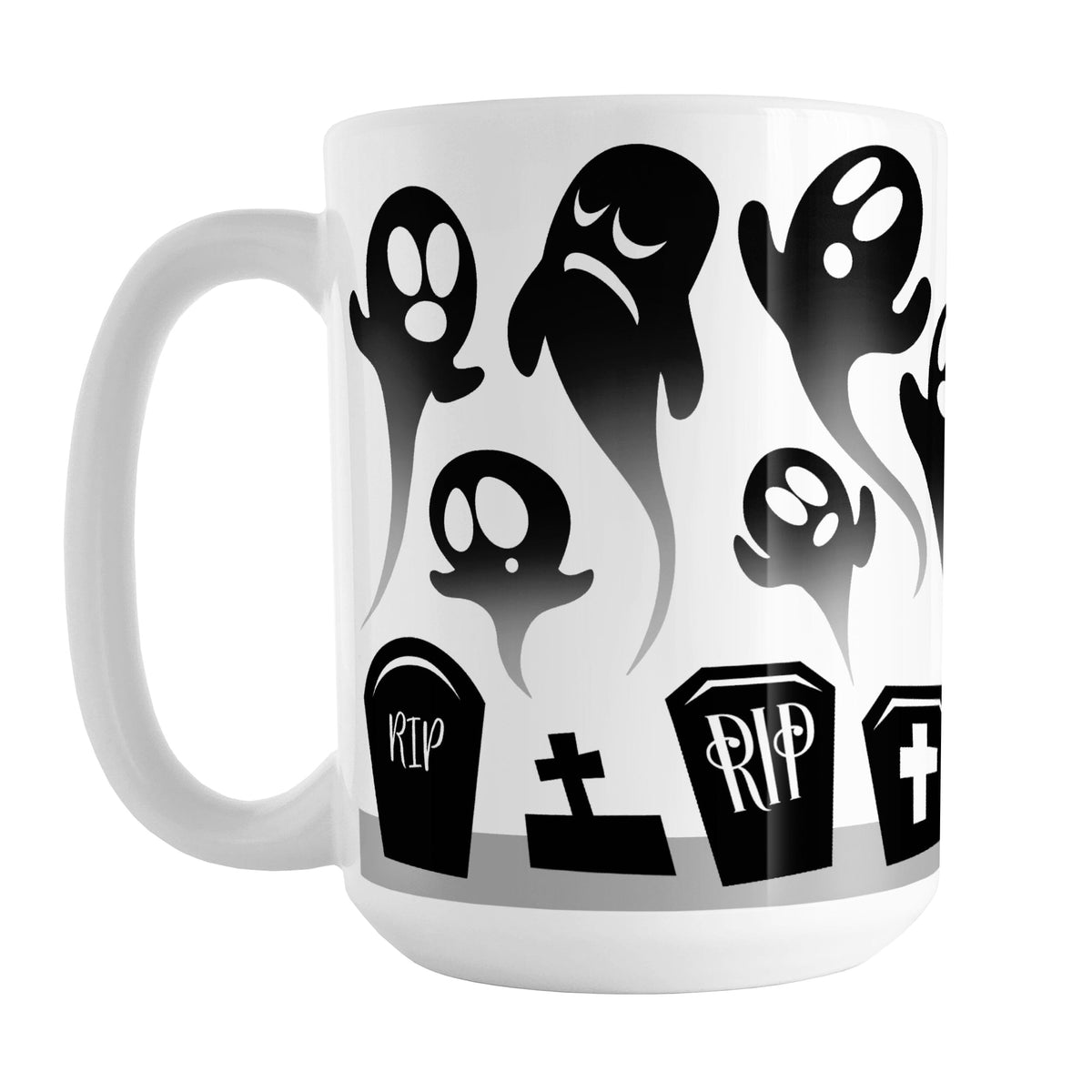 Rising Ghosts Halloween Mug