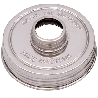 Threaded Lid Adapter for Mason Jars