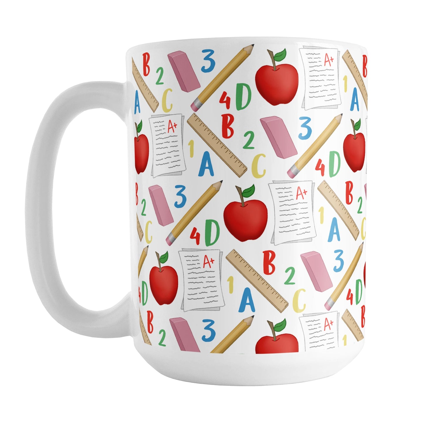 School Pattern Mug
