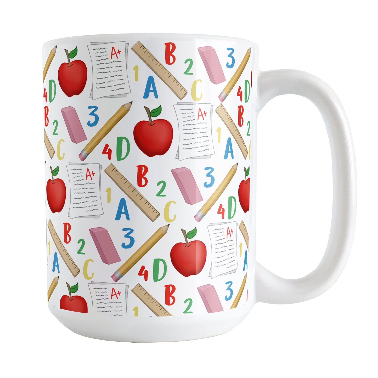 School Pattern Mug