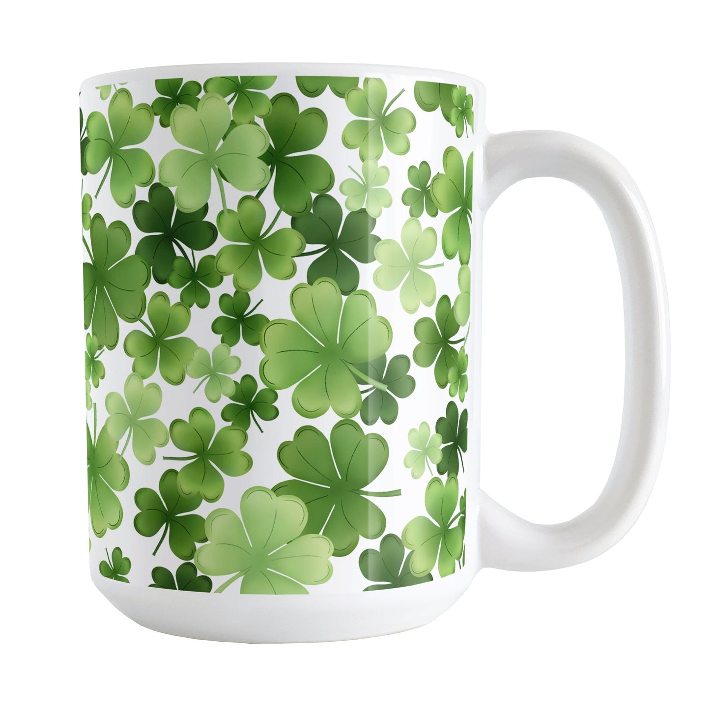 Shamrocks and 4-Leaf Clovers Mug