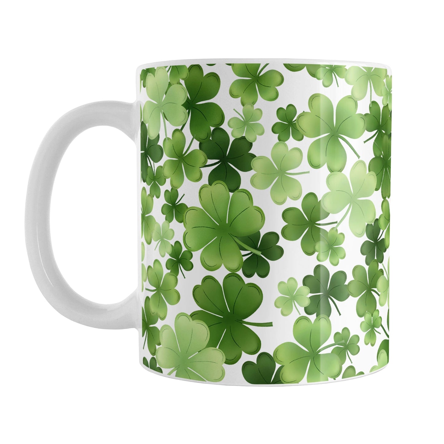 Shamrocks and 4-Leaf Clovers Mug