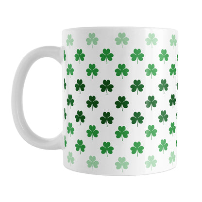 Shamrocks in Green Mug