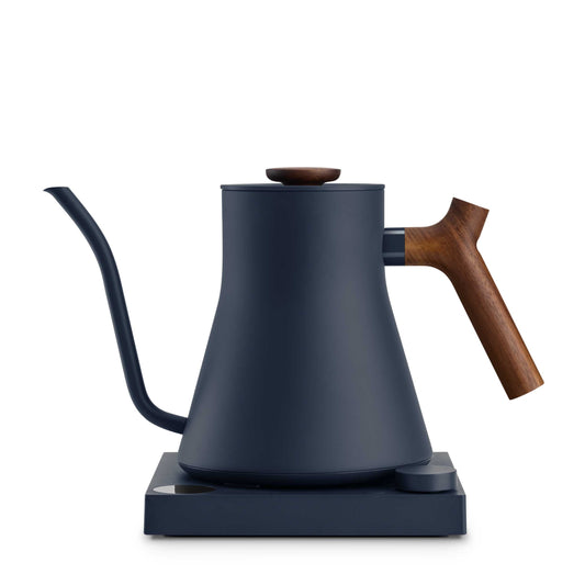 Fellow Stagg EKG Pro Electric Kettle - Stone Blue w/ Walnut