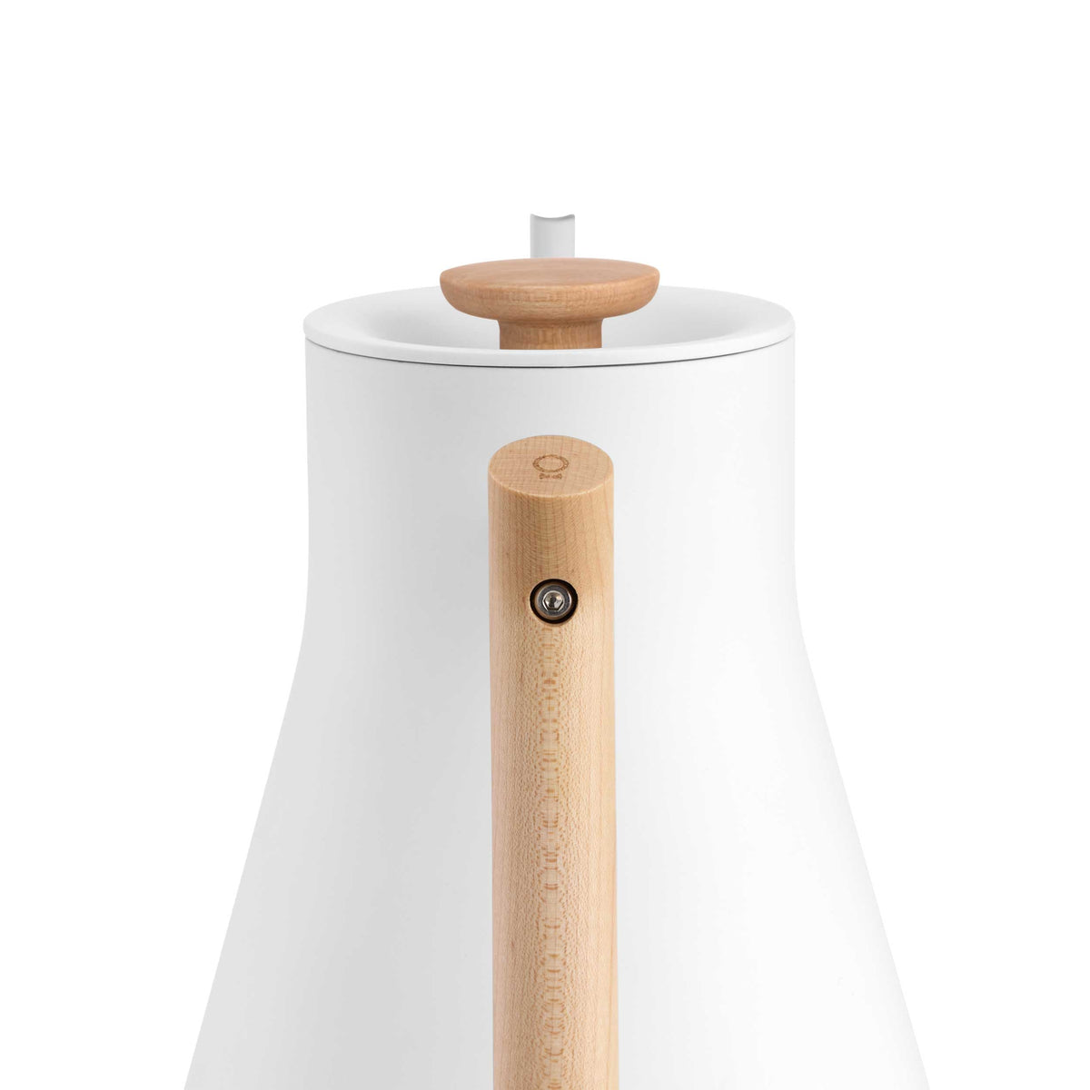 Fellow Stagg EKG Pro Electric Kettle - Matte White w/ Maple